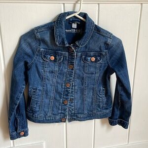 GapKids, jean jacket with snap buttons